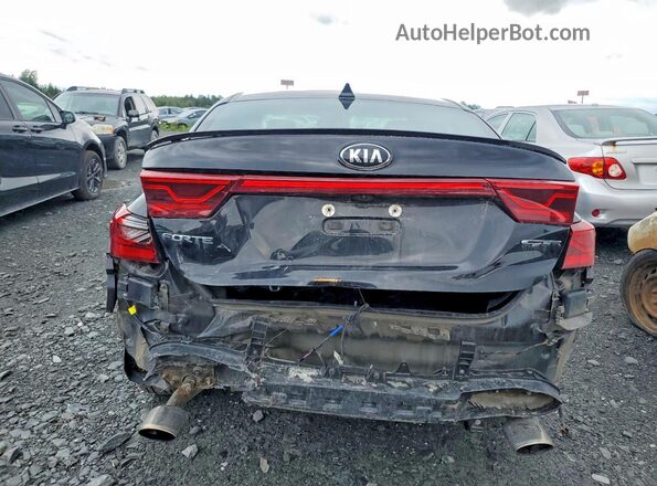 3KPF44AC8ME299149 2021 KIA FORTE Черный Вид сзади
