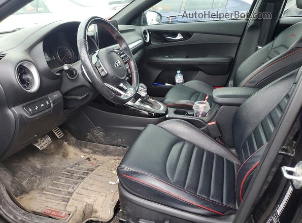 3KPF44AC8ME299149 2021 KIA FORTE Черный Вид салона спереди