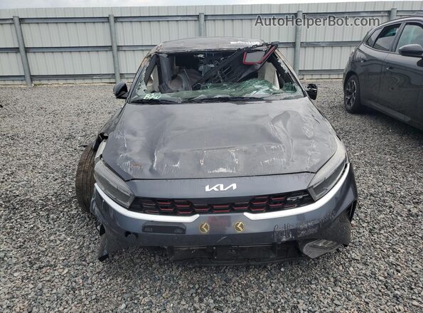 3KPF44AC8PE530216 2023 KIA FORTE Gray Front view