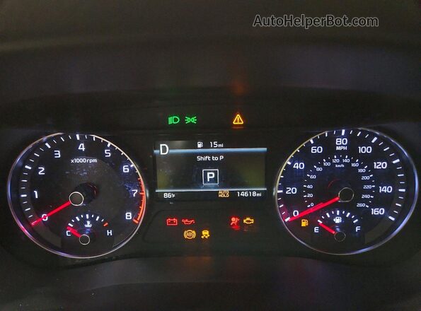 3KPF44AC8PE592392 2023 KIA FORTE White Widok zestawu wskaźników