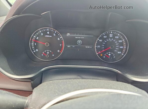 3KPF44AC9PE566819 2023 KIA FORTE White Vista del cuadro de instrumentos