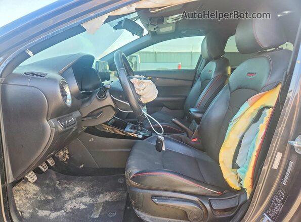 3KPF44ACXME270817 2021 KIA FORTE Charcoal Vista interior delantera