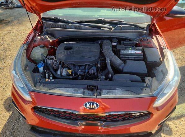 3KPF44ACXME277864 2021 KIA FORTE Оранжевый Вид задней части салона