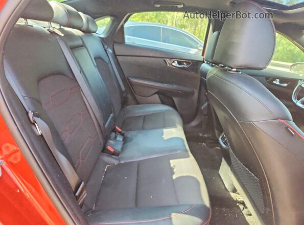 3KPF44ACXME277864 2021 KIA FORTE Оранжевый Вид задних сидений