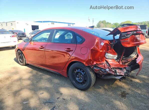 3KPF44ACXME277864 2021 KIA FORTE Оранжевый Задняя левая четверть