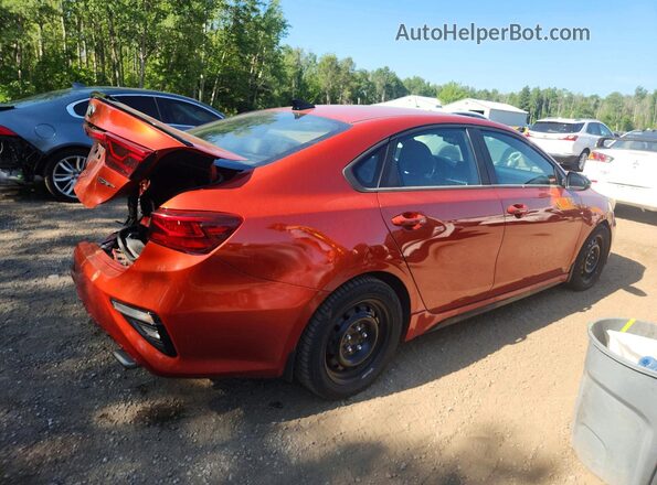 3KPF44ACXME277864 2021 KIA FORTE Оранжевый Задняя правая четверть
