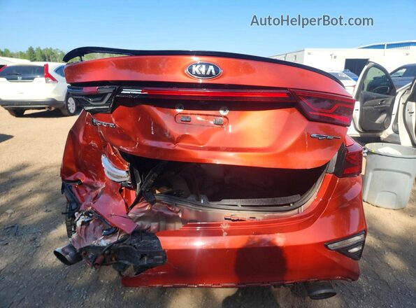 3KPF44ACXME277864 2021 KIA FORTE Оранжевый Вид сзади