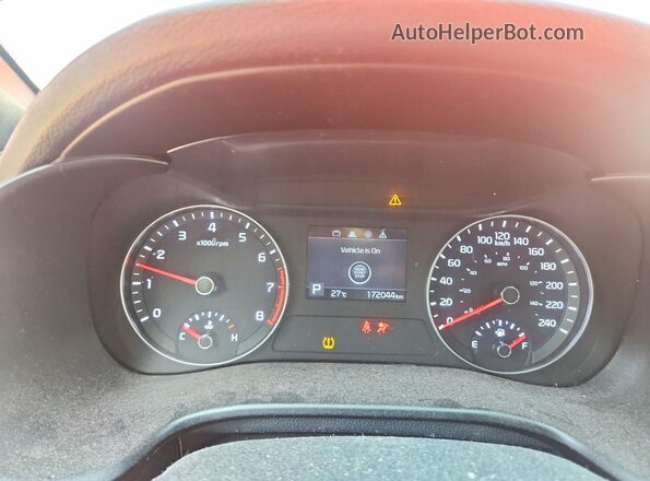 3KPF44ACXME277864 2021 KIA FORTE Оранжевый Вид щитка приборов