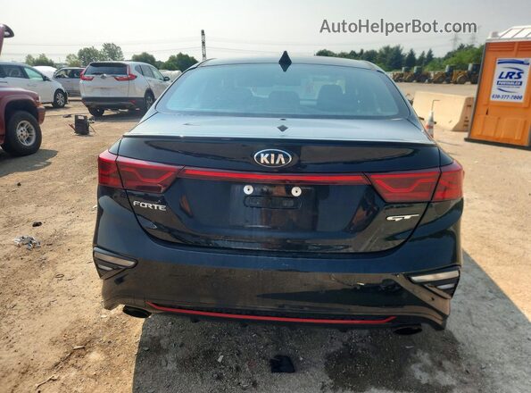 3KPF44ACXME378533 2021 KIA FORTE Black Widok z tyłu