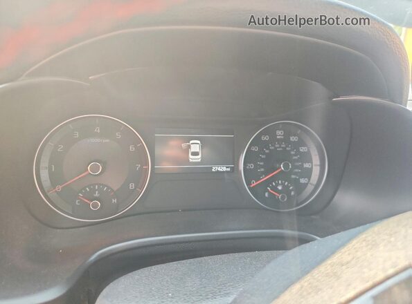 3KPF44ACXME378533 2021 KIA FORTE Black Widok zestawu wskaźników