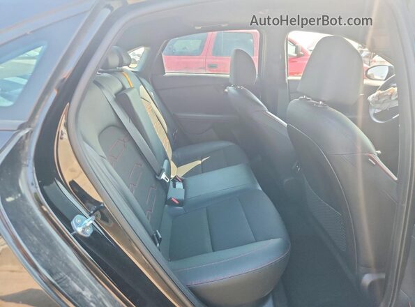 3KPF44ACXME378533 2021 KIA FORTE Black Widok tylnych siedzeń