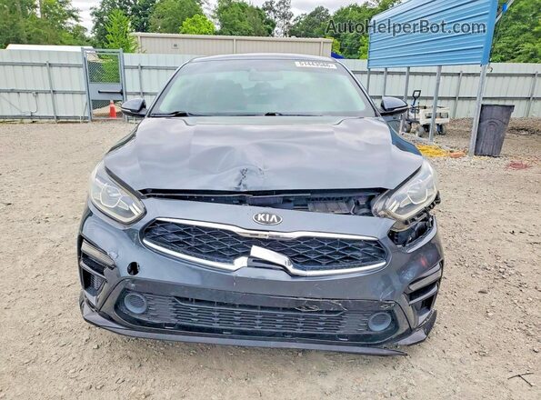 3KPF54AD1KE025696 2019 KIA FORTE Синий Вид спереди