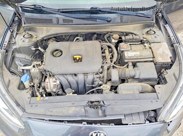 3KPF54AD1KE025696 2019 KIA FORTE Синий Вид задней части салона