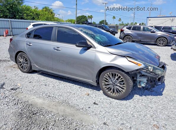 3KPF54AD1PE526658 2023 KIA FORTE Gray Передня права чверть