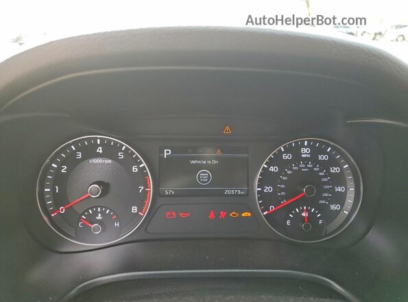 3KPF54AD1PE569784 2023 KIA FORTE White Widok zestawu wskaźników