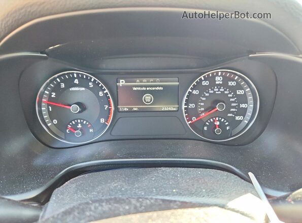 3KPF54AD1RE833301 2024 KIA FORTE White ხელსაწყოთა პანელის ხედი
