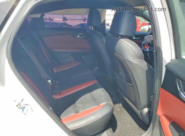 3KPF54AD2KE127038 2019 KIA FORTE White Widok tylnych siedzeń
