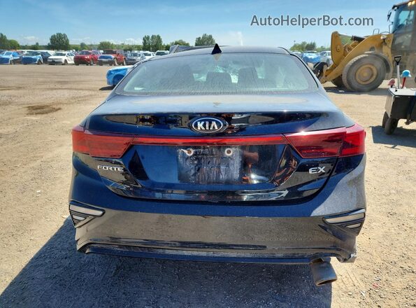 3KPF54AD2LE208607 2020 KIA FORTE Black უკანა ხედი