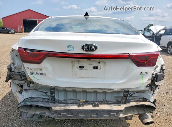 3KPF54AD2ME308787 2021 KIA FORTE White უკანა ხედი
