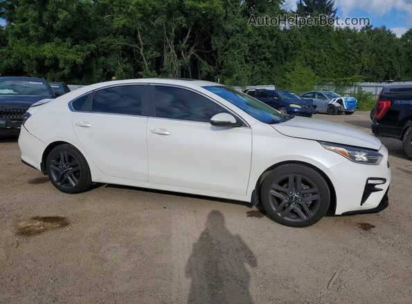 3KPF54AD2ME355639 2021 KIA FORTE Белый Передняя правая четверть