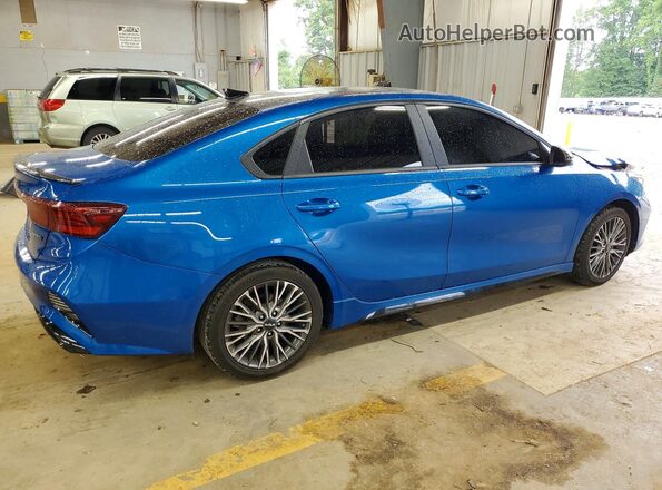 3KPF54AD2NE450154 2022 KIA FORTE Blue Задня права чверть