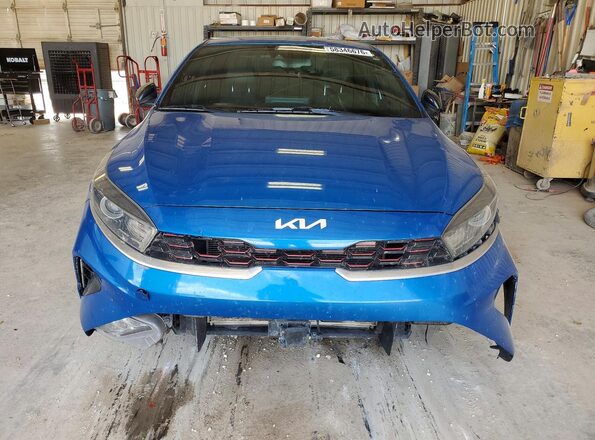 3KPF54AD2NE491609 2022 KIA FORTE Blue Вид спереду