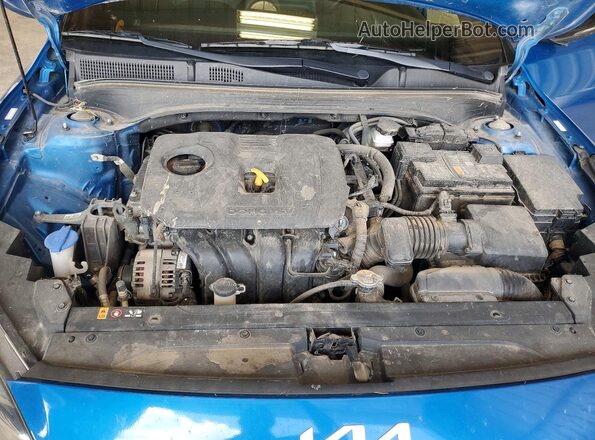 3KPF54AD2NE491609 2022 KIA FORTE Blue Вид задньої частини салону