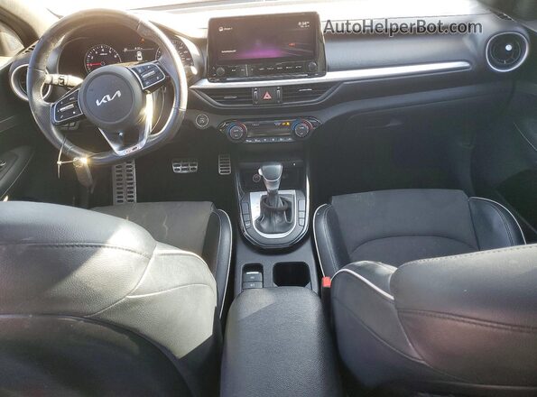 3KPF54AD2NE491609 2022 KIA FORTE Blue Вид панелі приладів