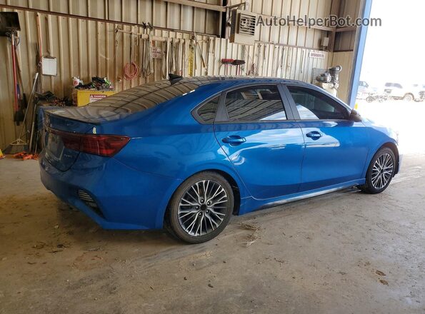 3KPF54AD2NE491609 2022 KIA FORTE Blue Задня права чверть