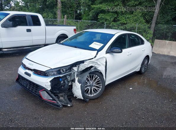 3KPF54AD2NE494042 2022 KIA FORTE White Vista tres cuartos delantera izquierda