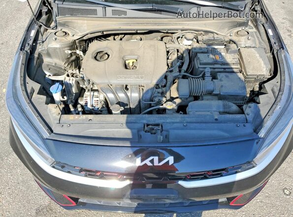 3KPF54AD2PE647845 2023 KIA FORTE Black უკანა სალონის ხედი