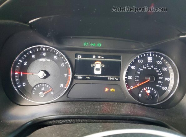 3KPF54AD2RE750105 2024 KIA FORTE White Սարքավորումների վահանակի տեսք