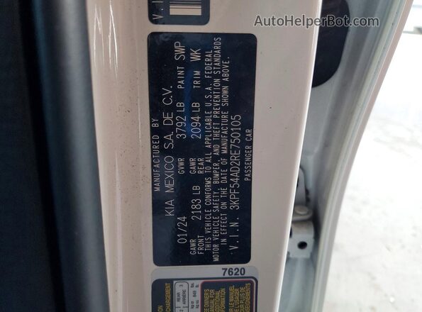 3KPF54AD2RE750105 2024 KIA FORTE White Շարժիչի բաժամունքի տեսք