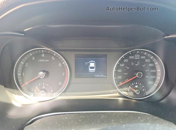 3KPF54AD3ME263441 2021 KIA FORTE Blue Вид щитка приладів