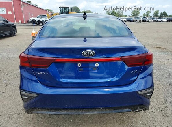 3KPF54AD3ME263441 2021 KIA FORTE Blue Вид ззаду