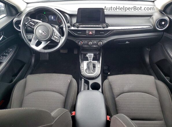3KPF54AD3ME263441 2021 KIA FORTE Blue Вид панелі приладів