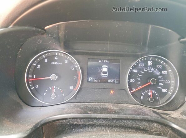 3KPF54AD3ME382865 2021 KIA FORTE Черный Вид щитка приборов