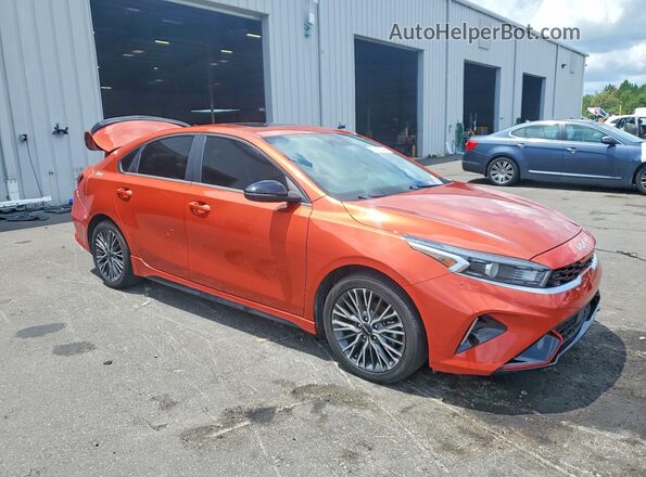 3KPF54AD3PE530243 2023 KIA FORTE Оранжевый Передняя правая четверть