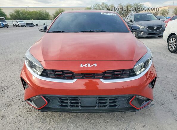3KPF54AD4NE439995 2022 KIA FORTE Orange Vista de la etiqueta del VIN