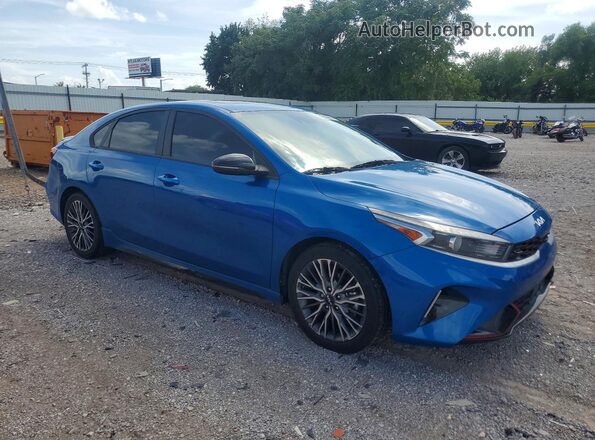 3KPF54AD4PE537914 2023 KIA FORTE Blue Передня права чверть