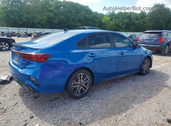 3KPF54AD4PE537914 2023 KIA FORTE Blue Задня права чверть