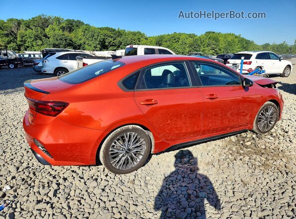 3KPF54AD4PE639925 2023 KIA FORTE Оранжевый Задняя правая четверть