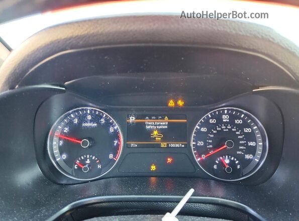 3KPF54AD4PE639925 2023 KIA FORTE Оранжевый Вид щитка приборов