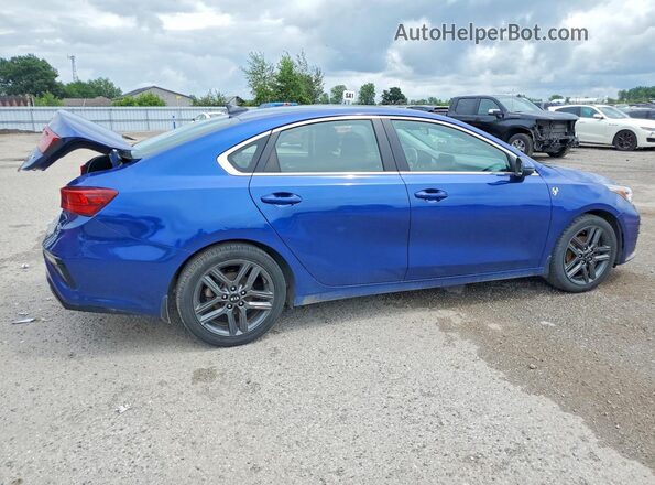3KPF54AD5ME296778 2021 KIA FORTE Blue Rear right
