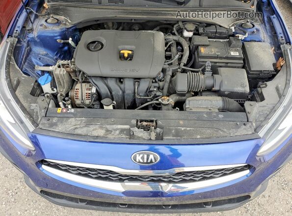 3KPF54AD5ME296778 2021 KIA FORTE Blue Rear interior view