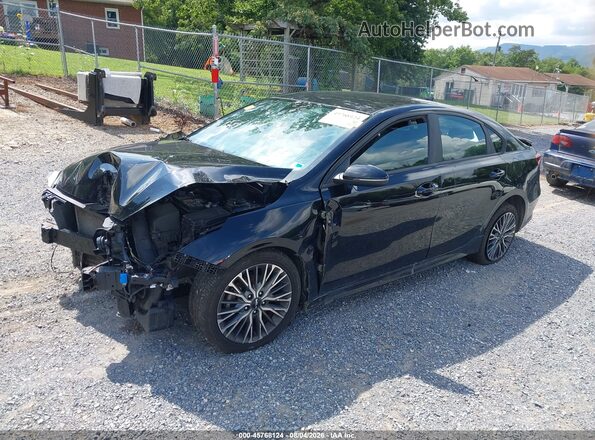 3KPF54AD5PE515677 2023 KIA FORTE Black Առջևի ձախ երեք քառորդ տեսարան