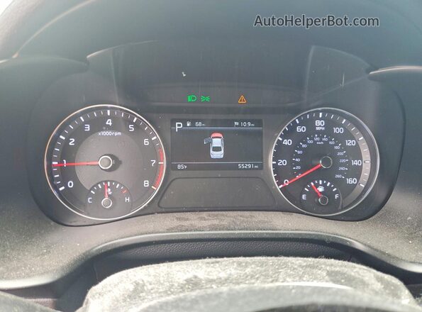 3KPF54AD5PE520118 2023 KIA FORTE Синий Вид щитка приборов