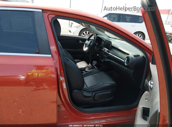 3KPF54AD6KE067894 2019 KIA FORTE Orange Vista interior delantera