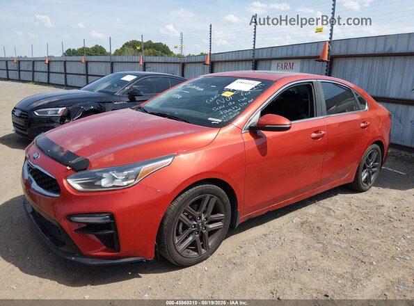 3KPF54AD6KE067894 2019 KIA FORTE Orange Vista tres cuartos delantera izquierda