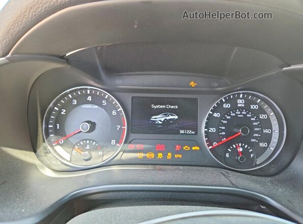 3KPF54AD6PE521763 2023 KIA FORTE White Вид щитка приладів